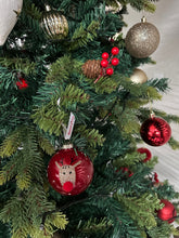 Load image into Gallery viewer, Luxe Christmas Trees.Brand new in box !Decoarted with Pine Cones & Red Berries