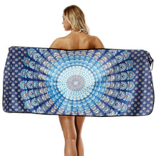 Load image into Gallery viewer, Beach Towel Wrap 'Sand Free' - Blue