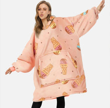 Load image into Gallery viewer, Unisex Oversized Hooded Blanket