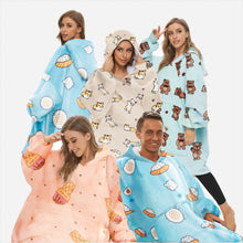 Load image into Gallery viewer, Unisex Oversized Hooded Blanket