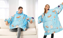 Load image into Gallery viewer, Unisex Oversized Hooded Blanket
