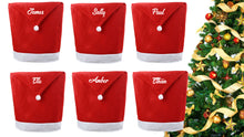 Load image into Gallery viewer, 6 Piece Christmas Chair Cover Set
