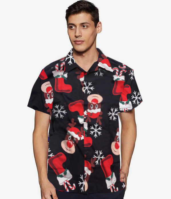 Short sleeve christmas shirt discount