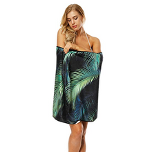 Load image into Gallery viewer, Beach Towel Wrap &#39;Sand Free&#39; - Ferns
