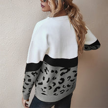 Load image into Gallery viewer, Leopard Sweater - Grey
