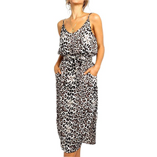 Load image into Gallery viewer, Leopard Print Dress - White
