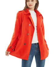 Load image into Gallery viewer, Double Breasted Coat - Orange
