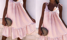 Load image into Gallery viewer, Summer Striped Dress - Pink

