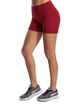 Load image into Gallery viewer, Scrunch Bum Shorts - Burgundy
